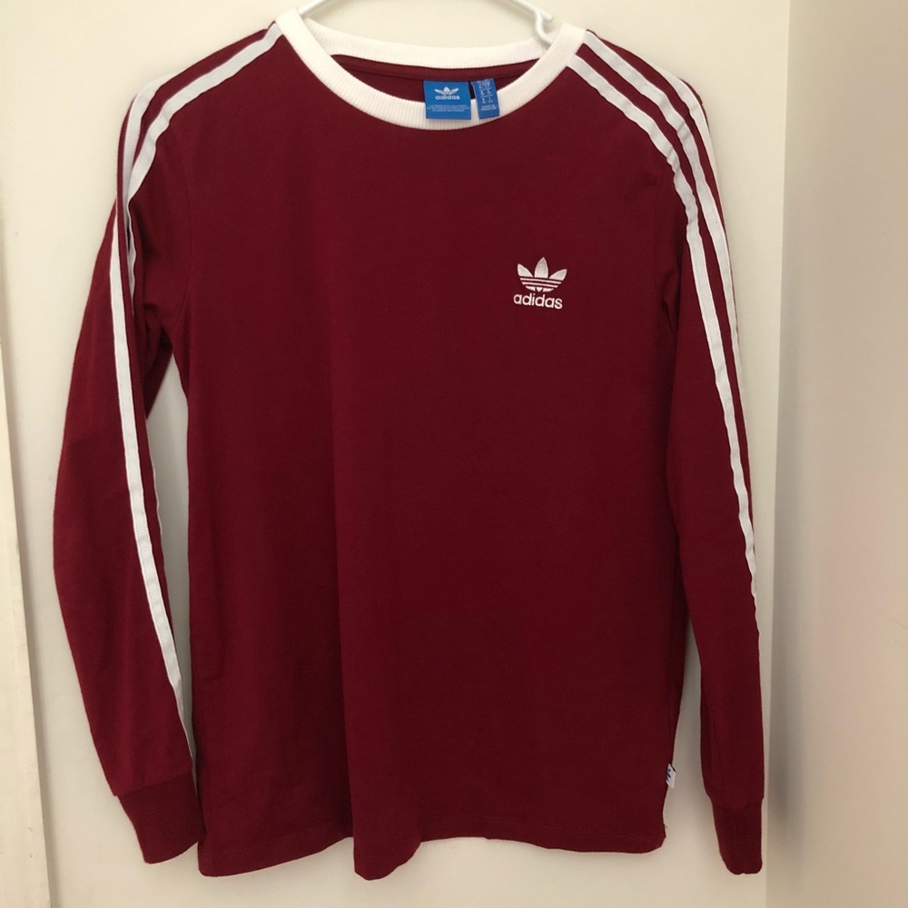 Red adidas long sleeve